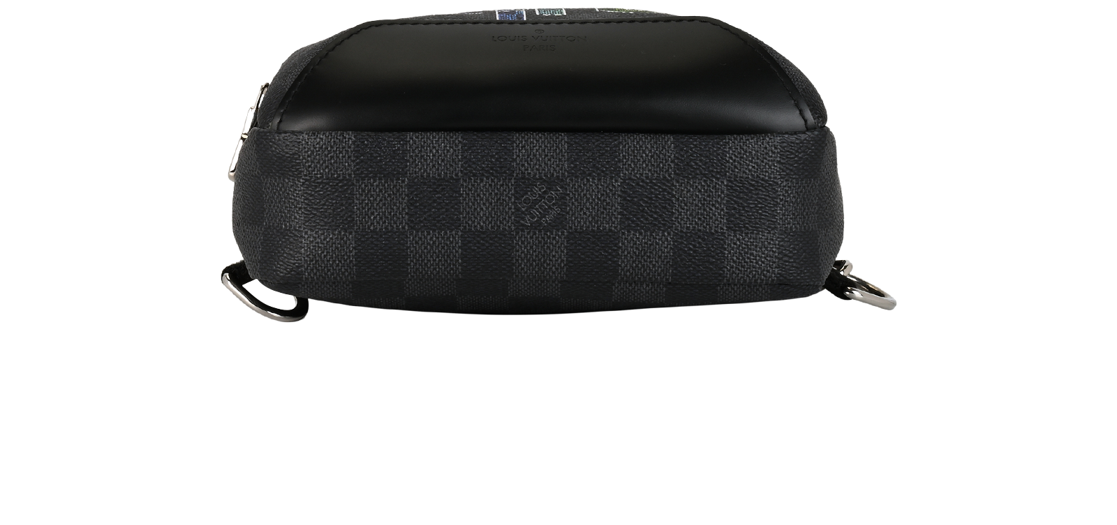 Avenue Sling, &pound;1,100, Handbags, Black, Canvas, Top view